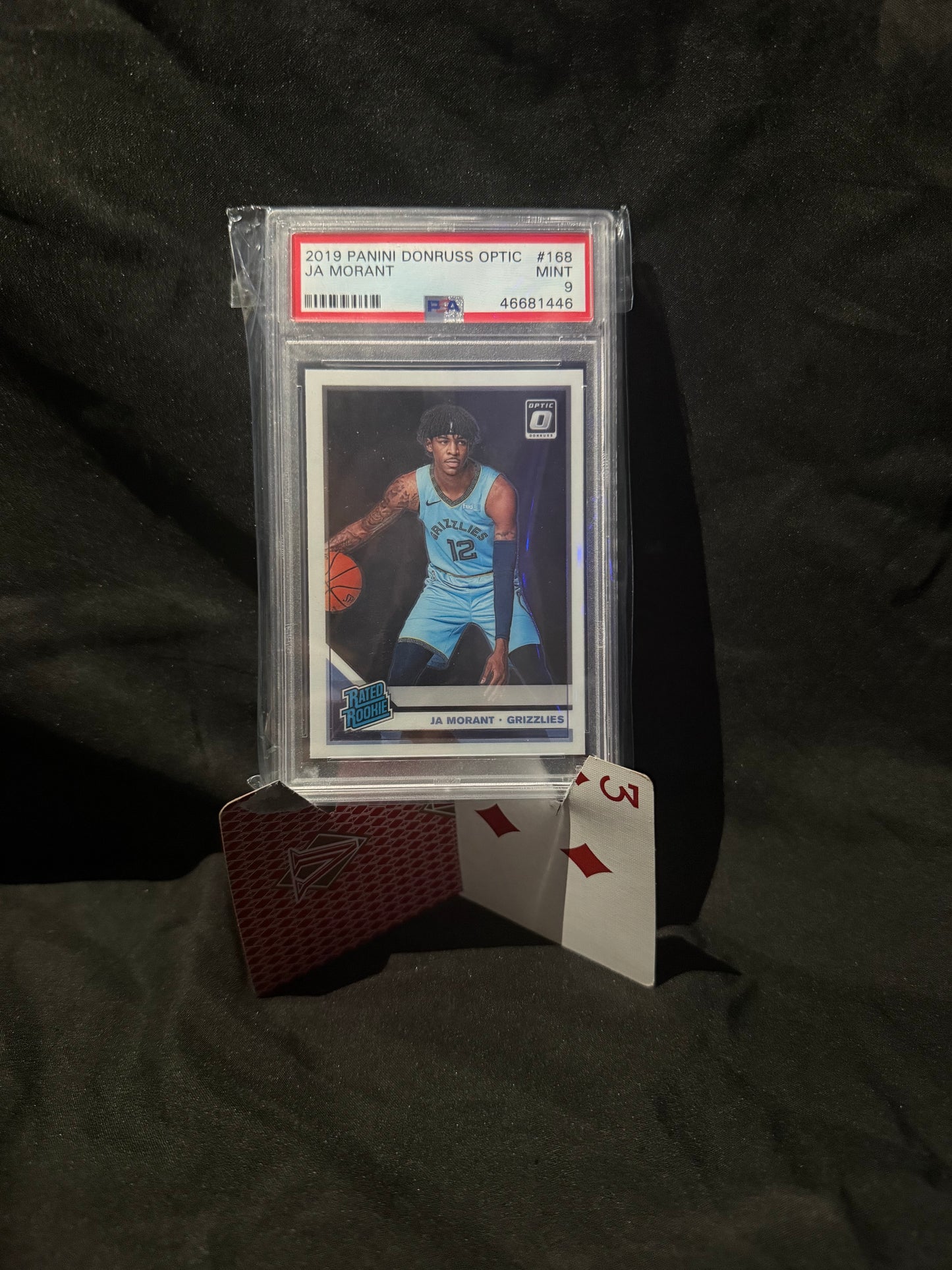 2019 Panini Donruss Optic Ja Morant Rookie Card PSA 9