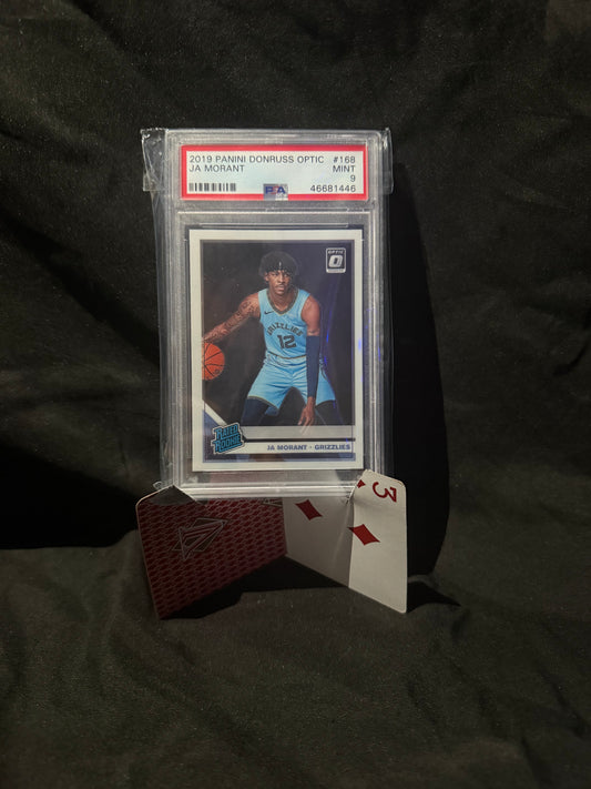 2019 Panini Donruss Optic Ja Morant Rookie Card PSA 9