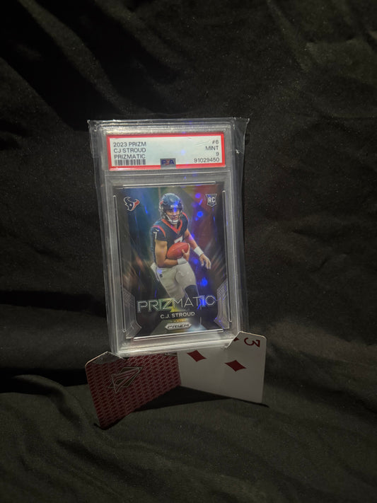 2023 Prizm CJ Stroud Prizmatic PSA 9